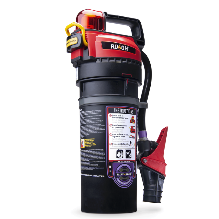 The RUSOH® ELIMINATOR® 6 lb BC Fire Extinguisher
